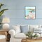 Stupell Industries Coastal Santorini Vibes Framed Giclee, design by Anna Quach